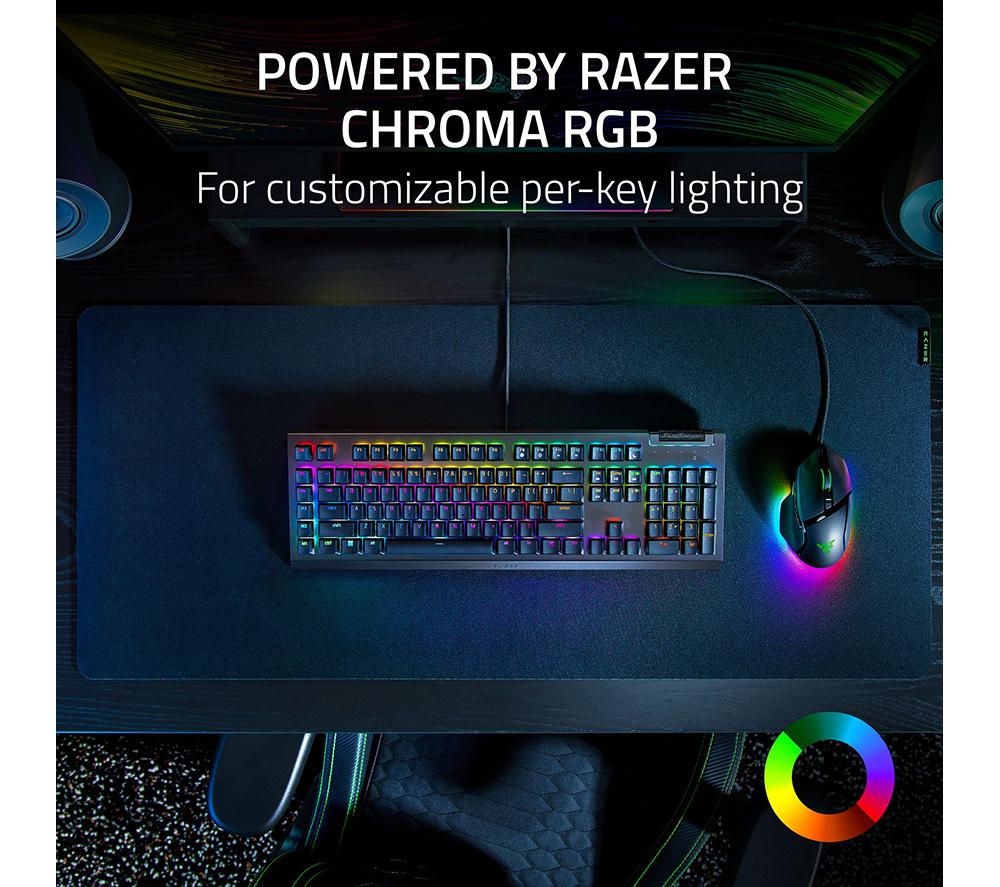RAZER Blackwidow V4 X Mechanical Gaming Keyboard - Black image number 5 of 7