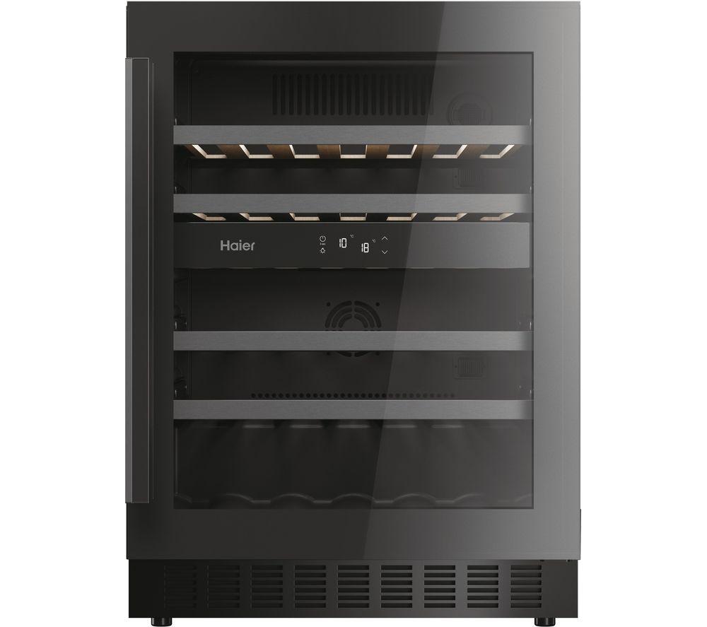 HAIER HAKWBD 60 UK Wine Cooler - Black, Black