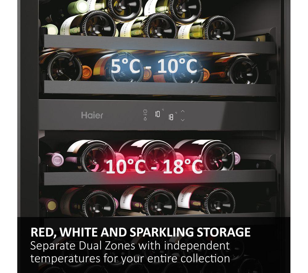 HAIER HAKWBD 60UK Integrated Wine Cooler - Black image number 3 of 7