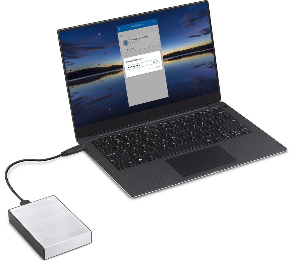 SEAGATE One Touch Portable Hard Drive - 4 TB, Silver image number 9 of 11
