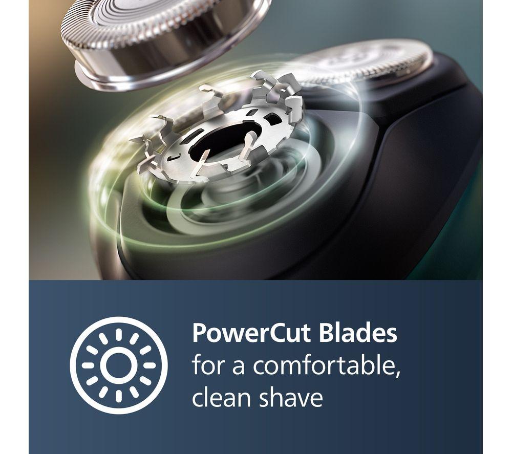 PHILIPS 3000X Series X3052/00 Wet & Dry Rotary Shaver - Dark Forest Green image number 4 of 6