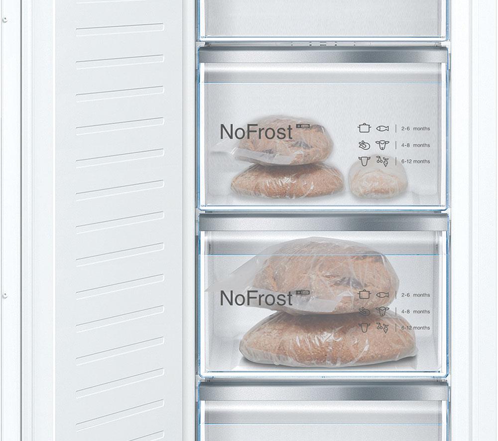 BOSCH Series 4 GIN81VEE0G Integrated Tall Freezer - Fixed Hinge image number 3 of 9
