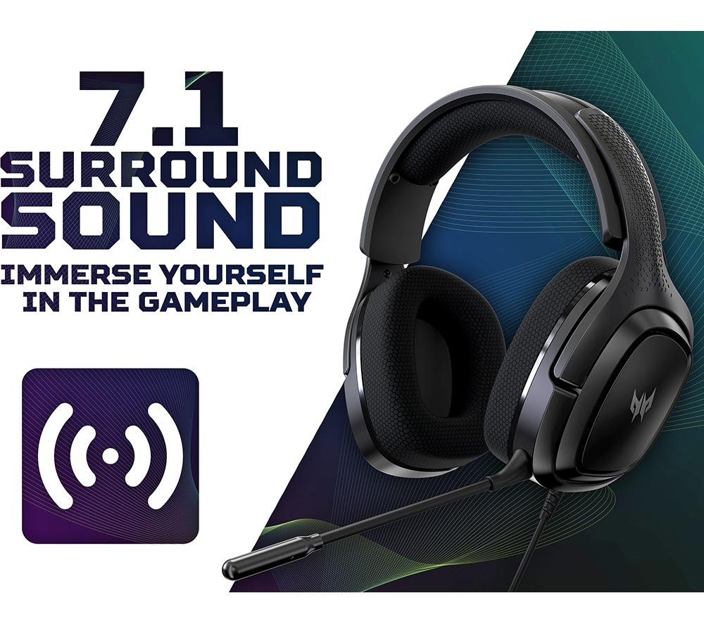 Buy ACER Predator Galea 365 Gaming Headset Black Currys
