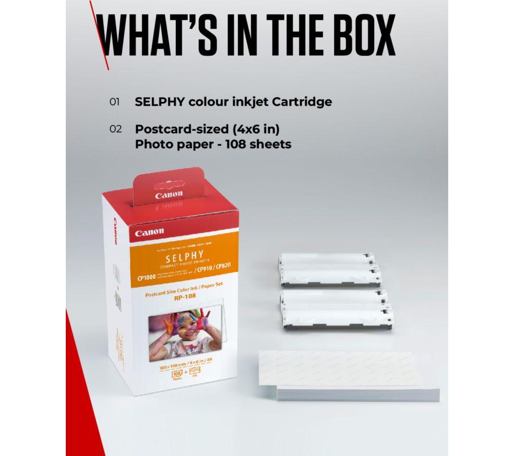 CANON RP-108 100 x 148 mm Photo Paper & Ink Set - 108 Sheets image number 7 of 7