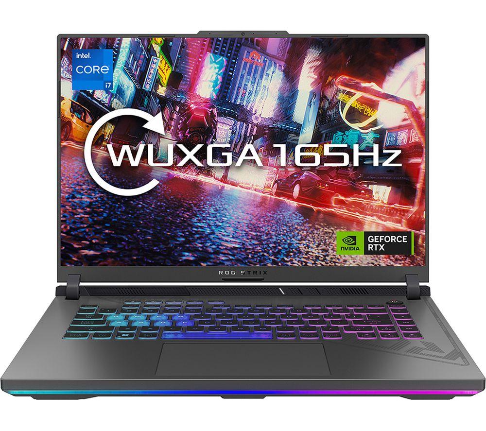 ASUS ROG Strix G16 16 Gaming Laptop - IntelCore? i7, RTX 4050, 512 GB SSD, Black,Green