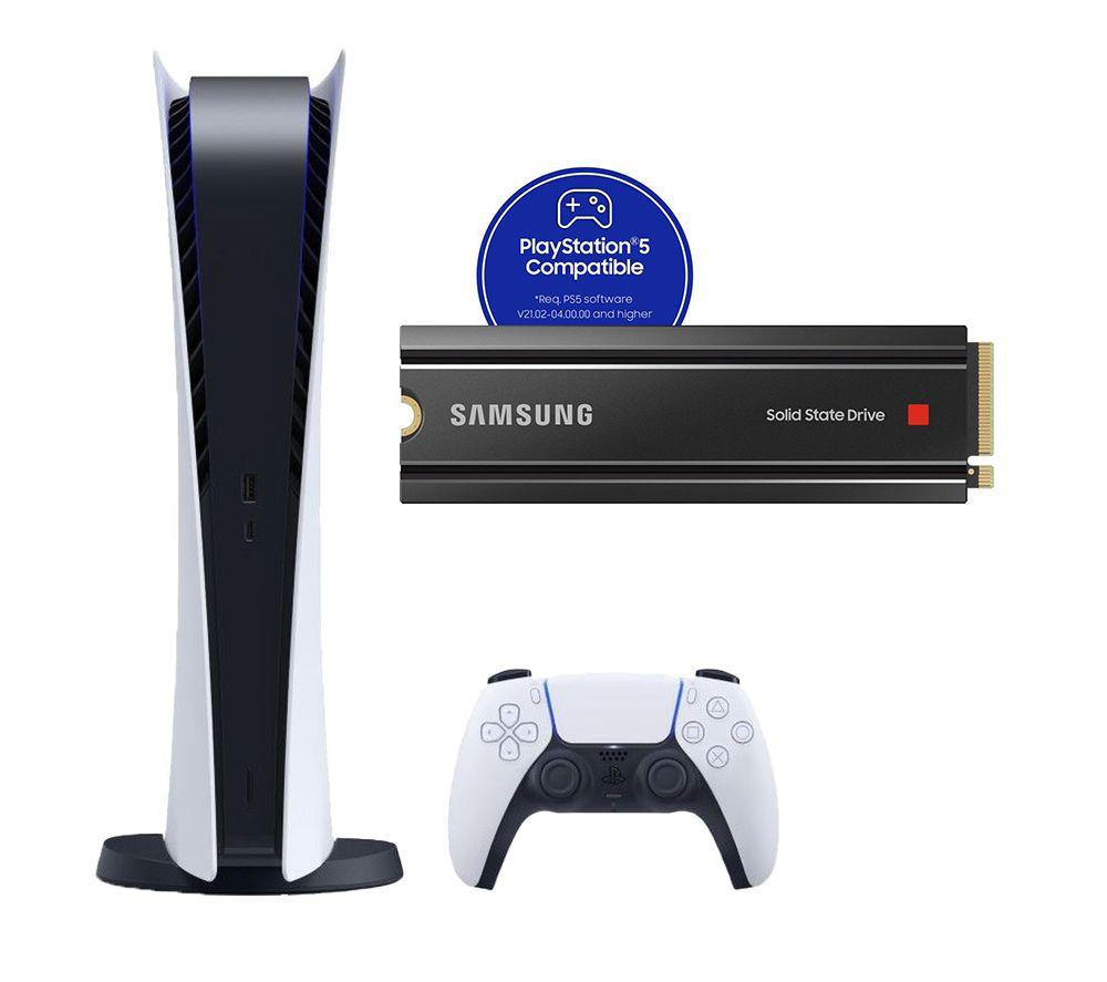 Buy SONY PlayStation 5 Digital Edition & 980 PRO M.2 Internal SSD with