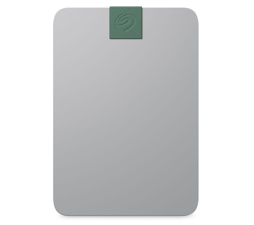 Seagate Ultra Touch HDD, 4 TB, External HDD, Pebble Grey, Post-Consumer Recycled material, USB-C compatibility with PC, Mac & Chromebook, Dropbox and Mylio included, 2yr Rescue Services (STMA4000400)
