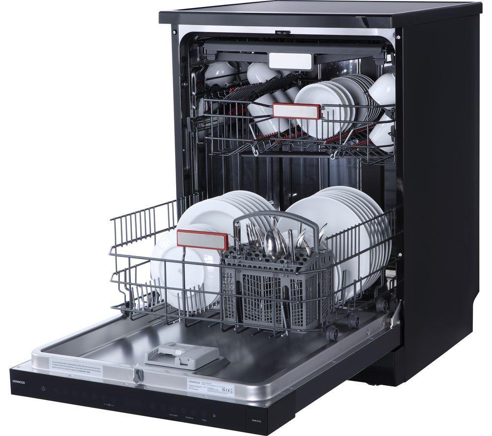 KENWOOD KDW16T23 Full-size Dishwasher - Black Inox image number 11 of 16