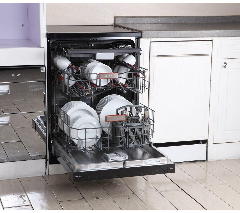 KENWOOD KDW16T23 Full-size Dishwasher - Black Inox image number 15 of 16