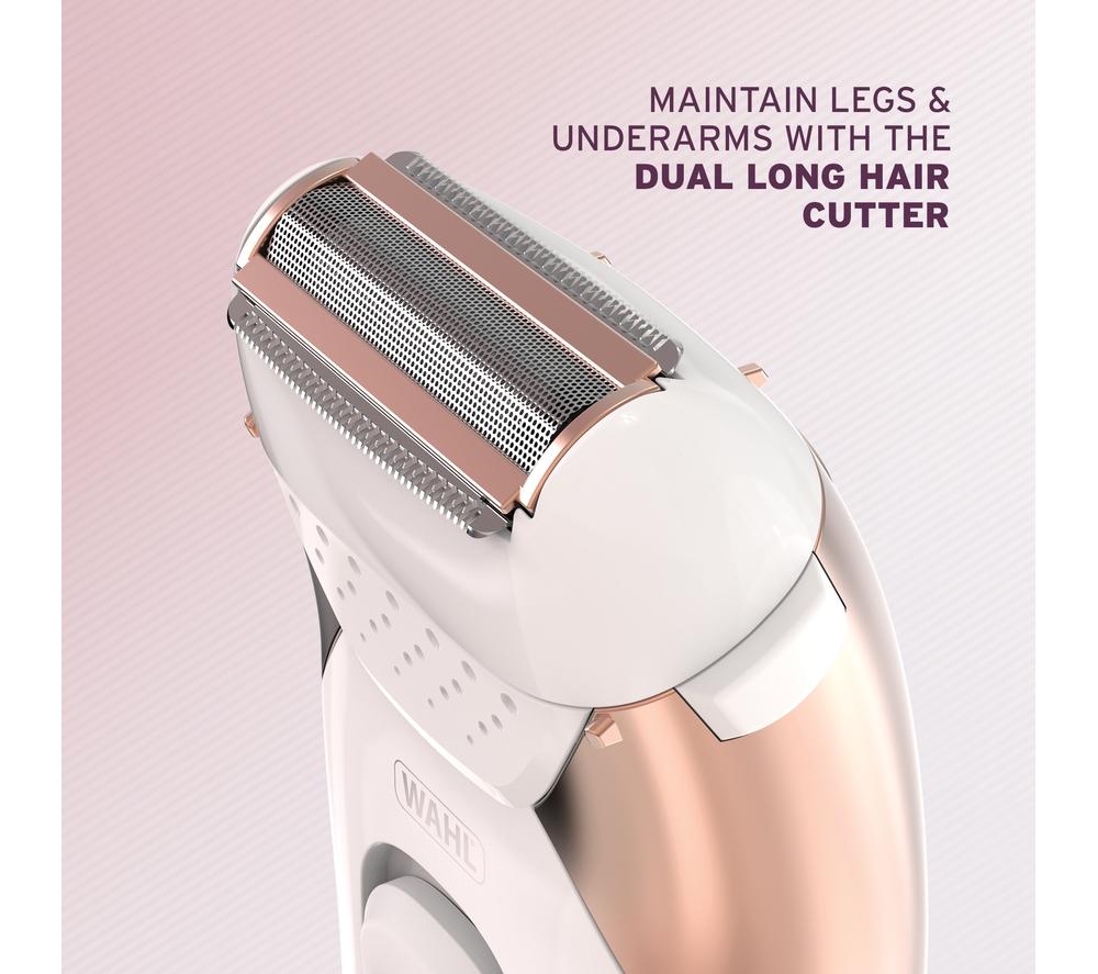 WAHL 3023392 Wet & Dry Foil Lady Shaver - Pink & White image number 3 of 5