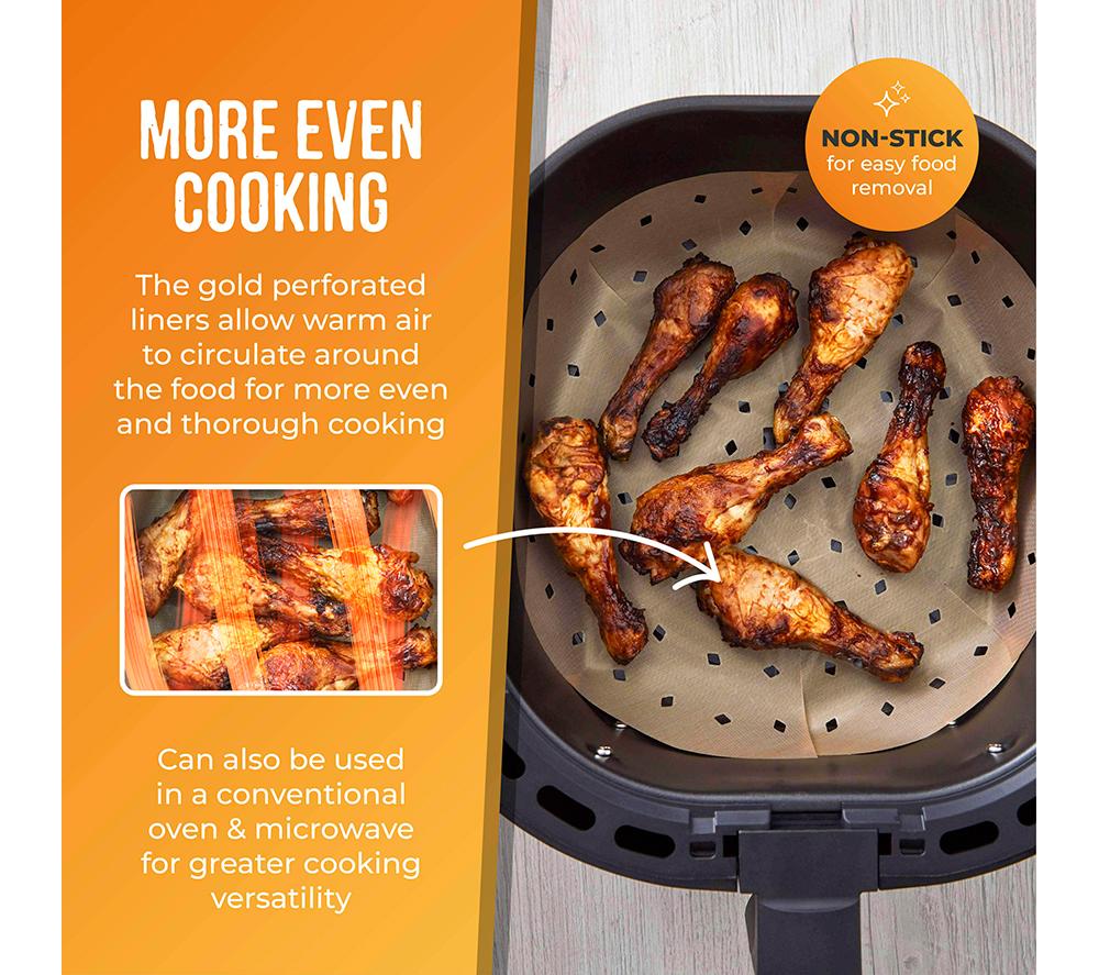 TOWER 5 - 7 Litre Air Fryer Liners - Pack of 4 image number 4 of 10