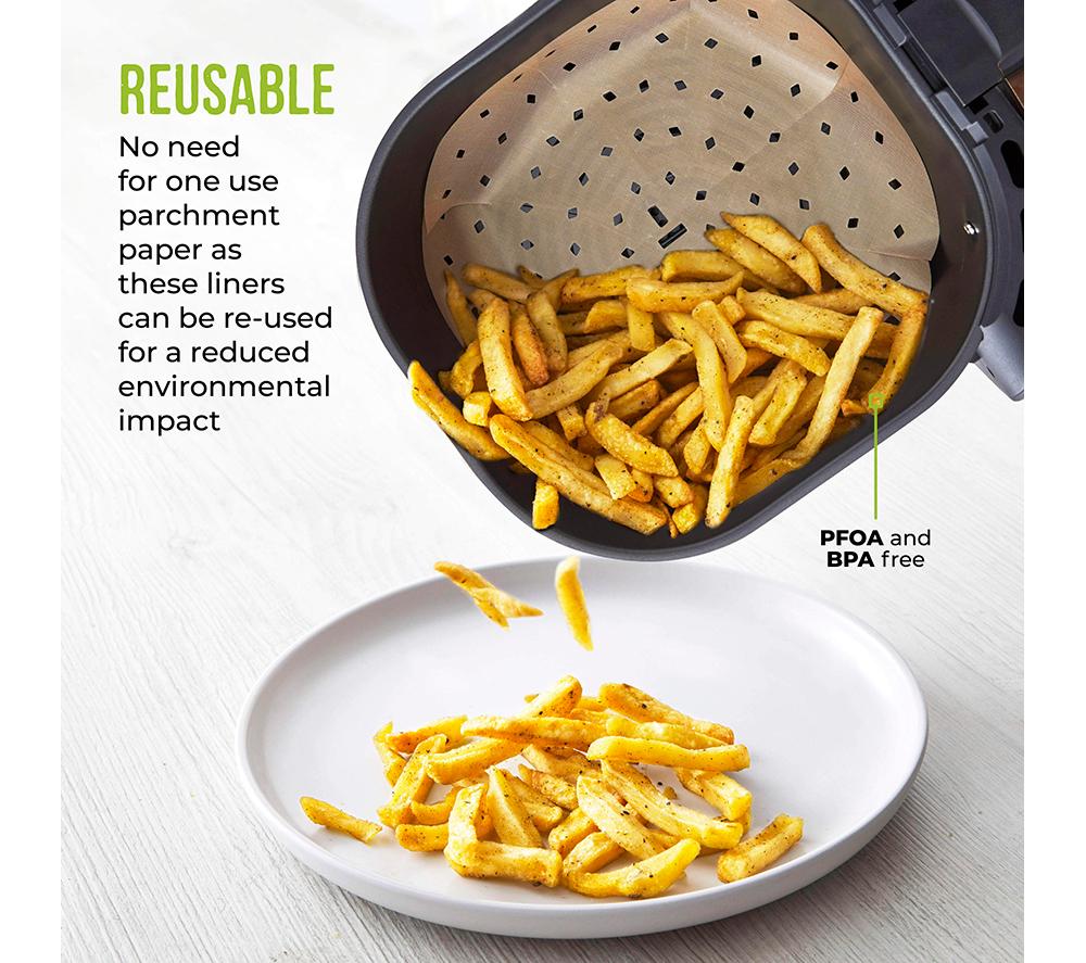 TOWER 5 - 7 Litre Air Fryer Liners - Pack of 4 image number 6 of 10