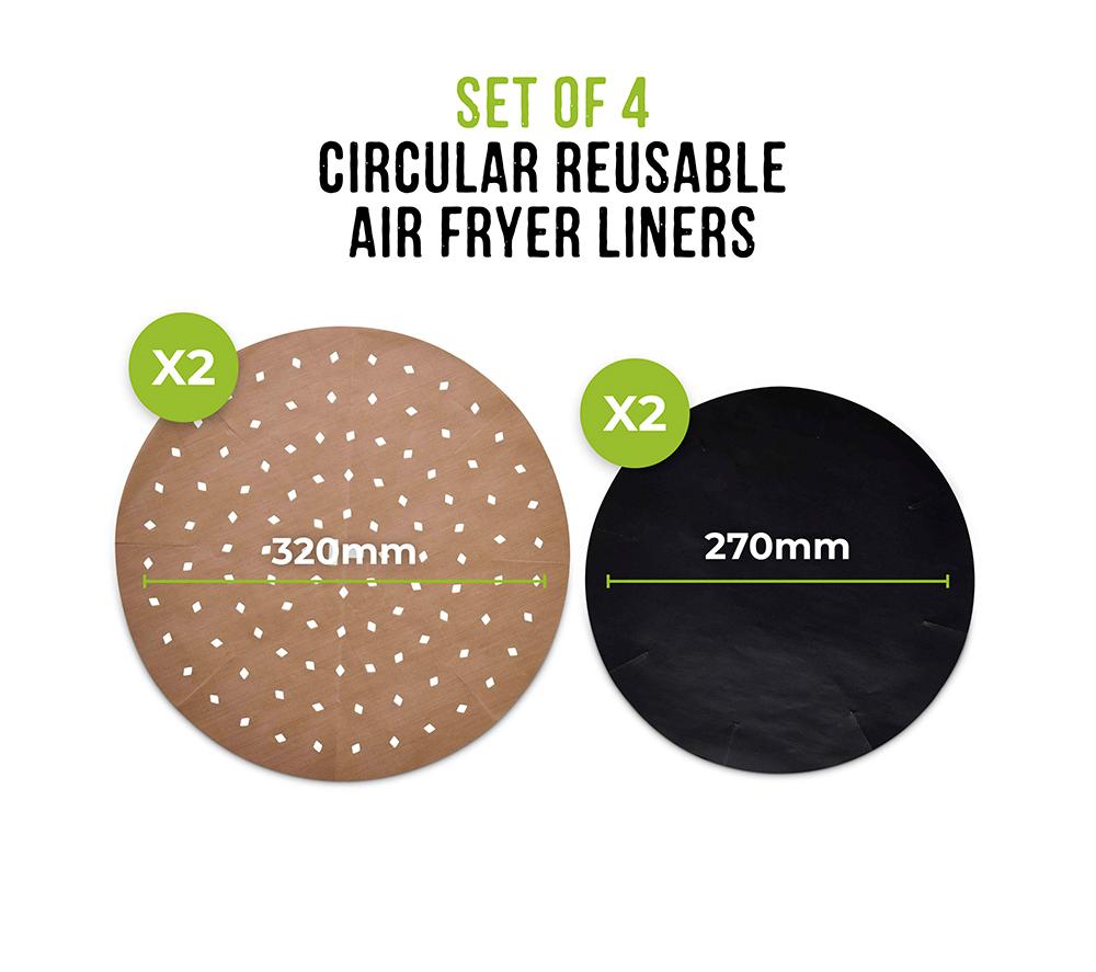 TOWER 5 - 7 Litre Air Fryer Liners - Pack of 4 image number 7 of 10
