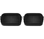 TOWER T843091 2-piece Non-Stick Silicone Foldable Tray Set - Black