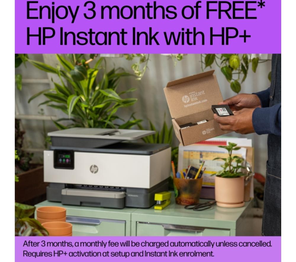 HP OfficeJet 9120e All-in-One Wireless Inkjet Printer with Fax & Instant Ink with HP+ image number 4 of 24