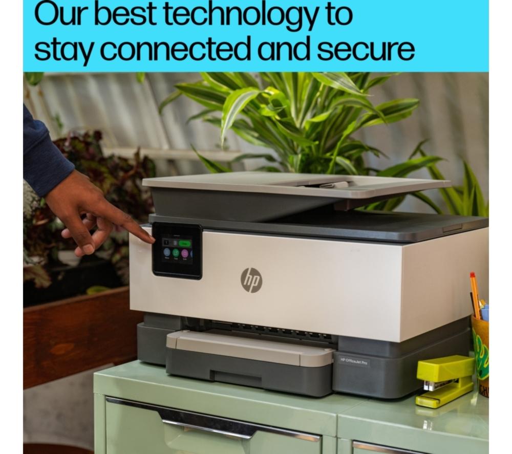 HP OfficeJet 9120e All-in-One Wireless Inkjet Printer with Fax & Instant Ink with HP+ image number 10 of 24