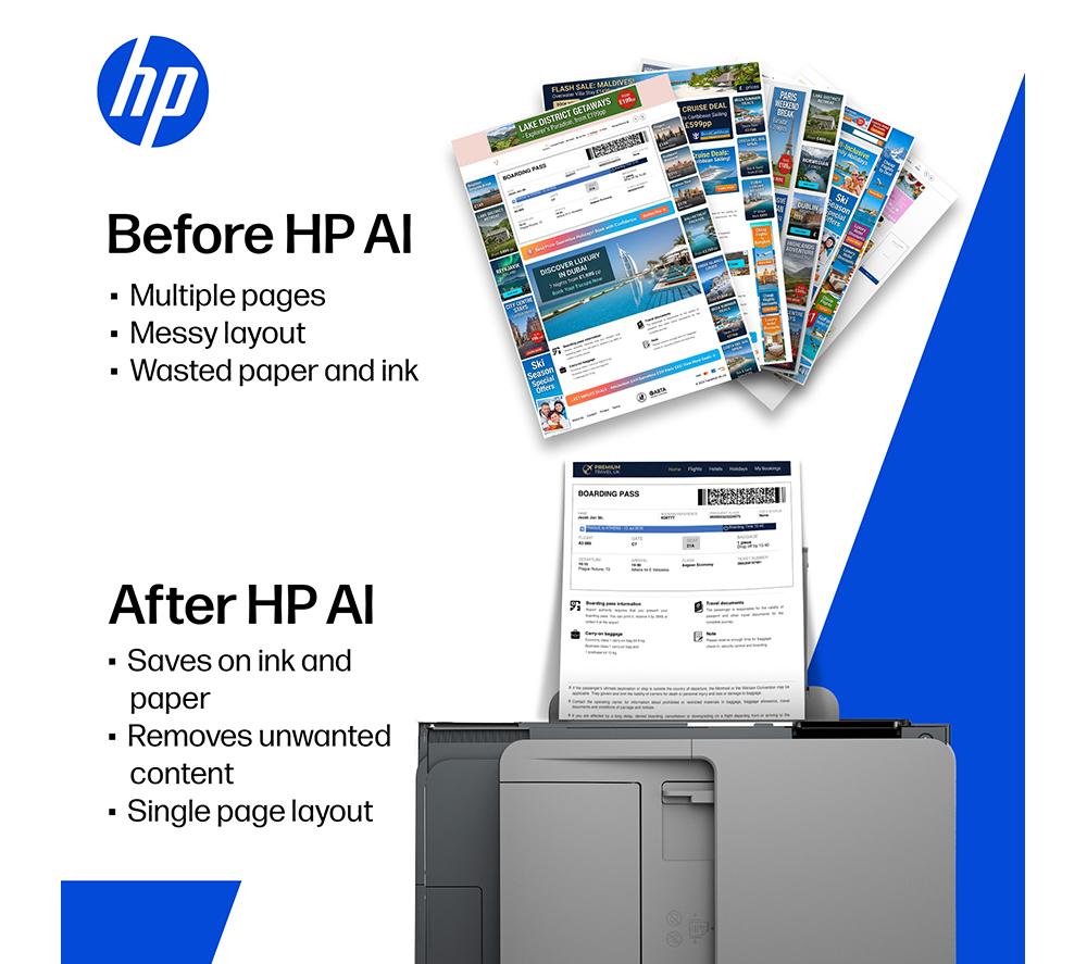 HP OfficeJet 9120e All-in-One Wireless Inkjet Printer with Fax & Instant Ink with HP+ image number 13 of 24