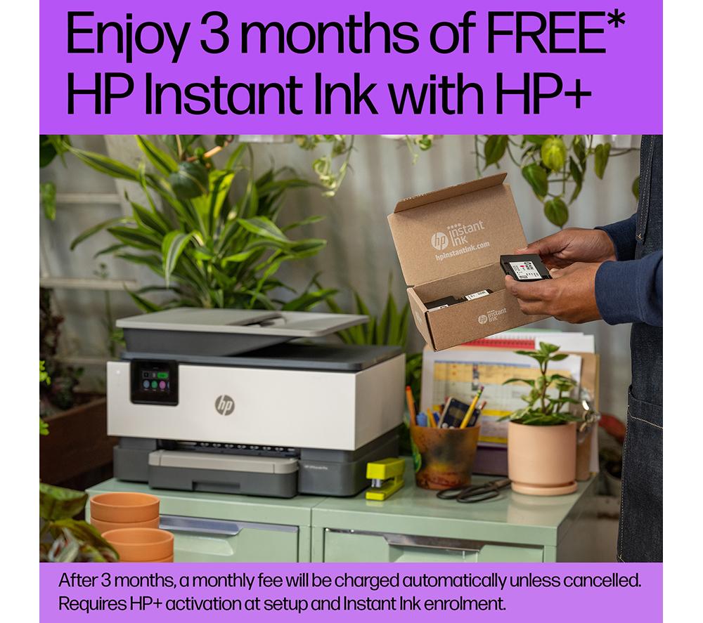 HP OfficeJet 9120e All-in-One Wireless Inkjet Printer with Fax & Instant Ink with HP+ image number 4 of 16