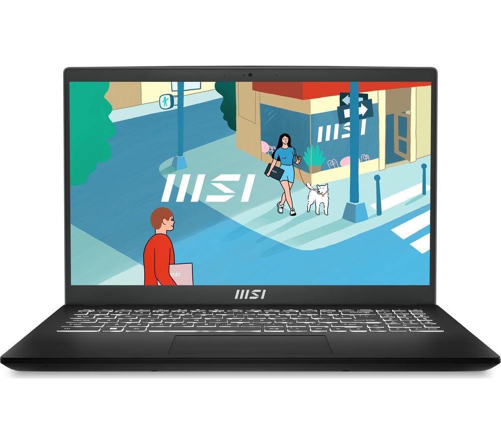 MSI Modern 15 15.6 Laptop - IntelCore? i7, 512 GB SSD, Black, Black