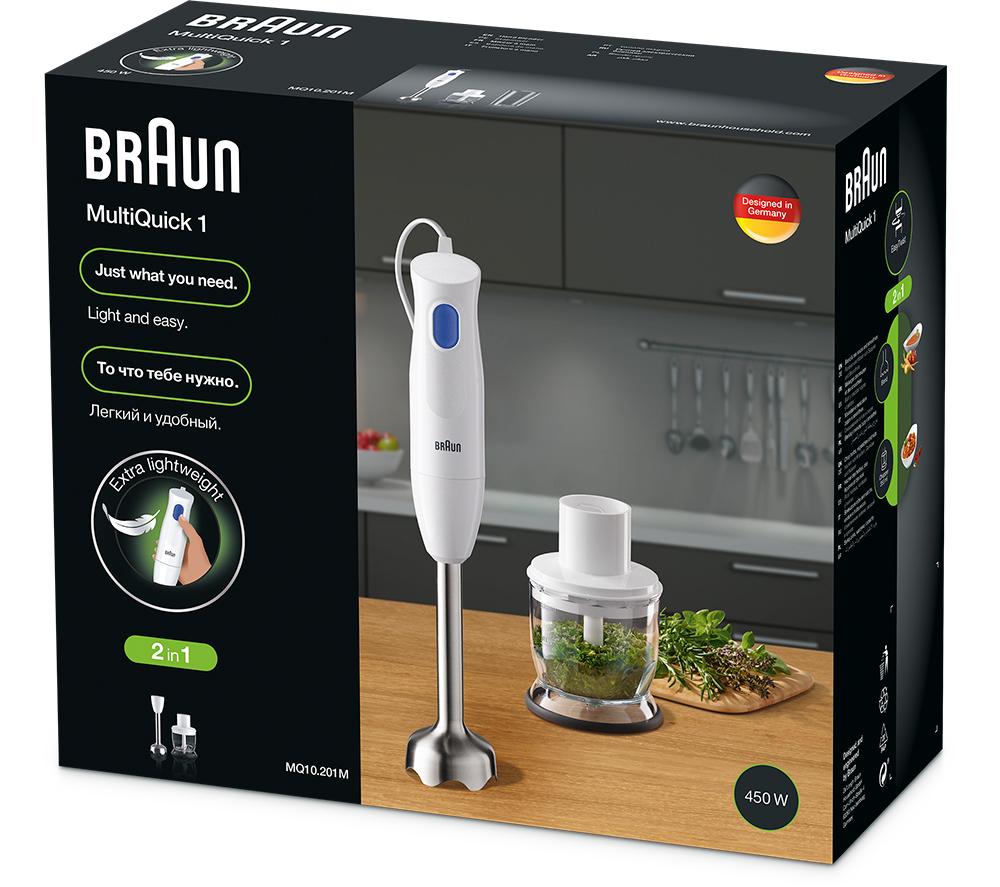 BRAUN MultiQuick 1 MQ10.201MWH Hand Blender - White image number 5 of 6