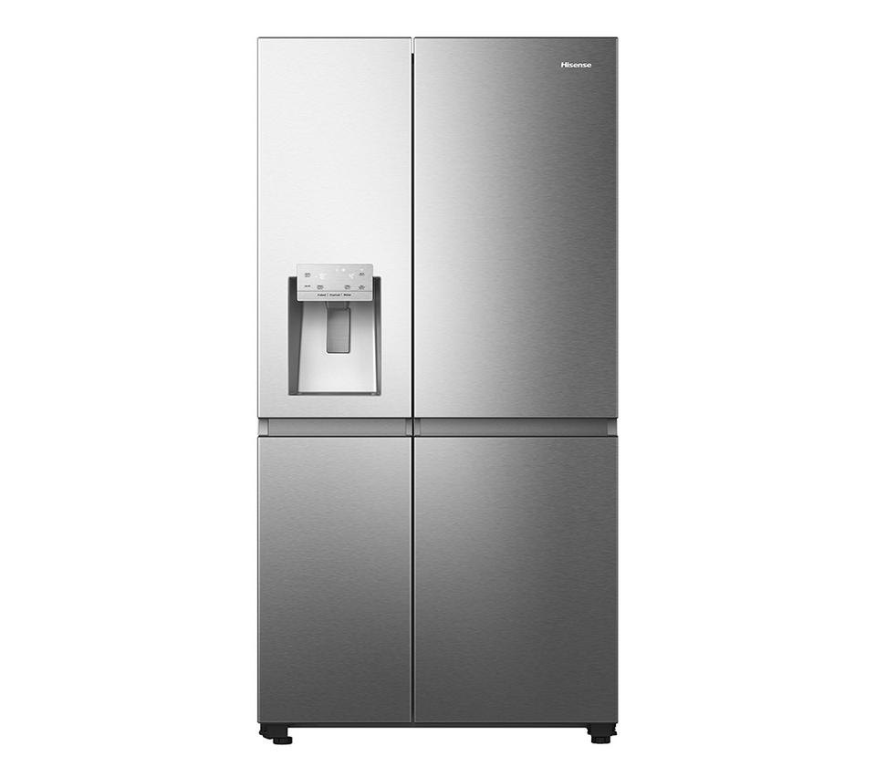 HISENSE PureFlat Infinite RS818N4IIE American-Style Smart Fridge Freezer - Stainless Steel