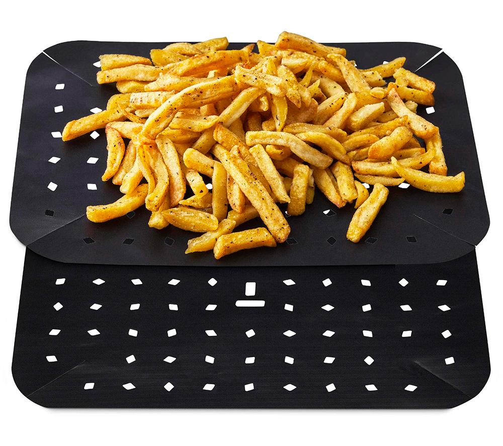 Tower 9 Litre Dual Air Fryer Liners - Twin Pack, Black