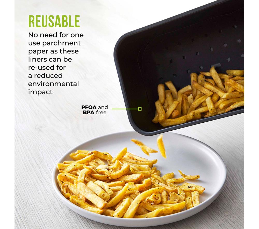 TOWER 9 Litre Dual Air Fryer Liners - Twin Pack image number 6 of 11