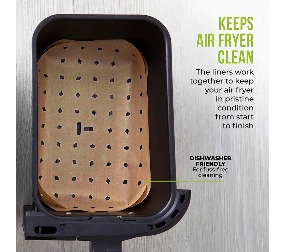 TOWER 9 Litre Dual Air Fryer Liners - Pack of 4 image number 5 of 12