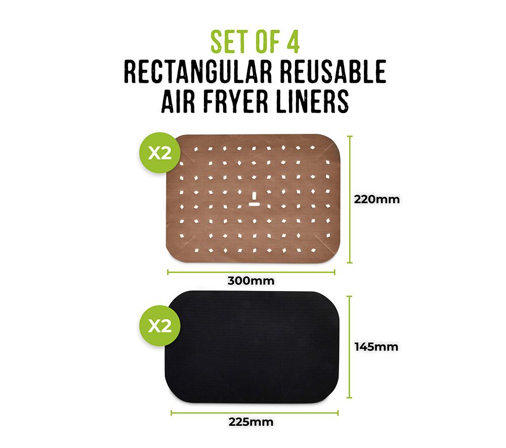 TOWER 9 Litre Dual Air Fryer Liners - Pack of 4 image number 7 of 12