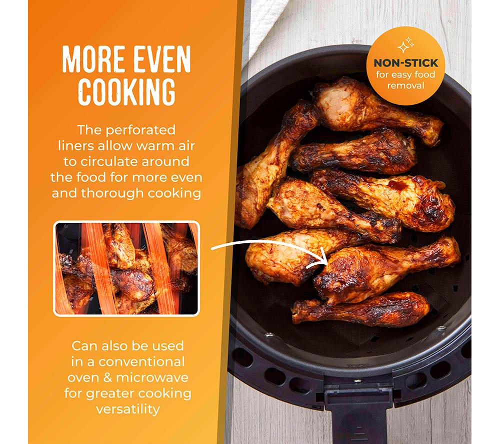 TOWER 5 - 7 Litre Air Fryer Liners - Twin Pack image number 4 of 9