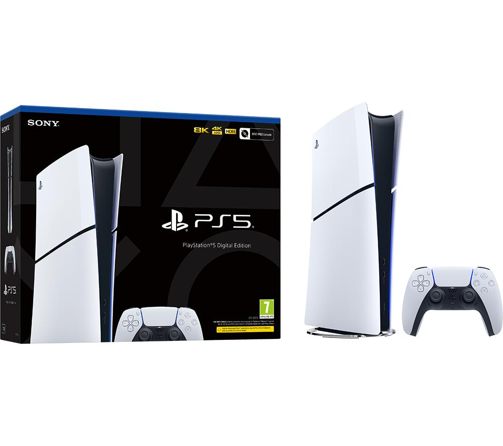 SONY PlayStation 5 Digital Edition Model Group - Slim, White