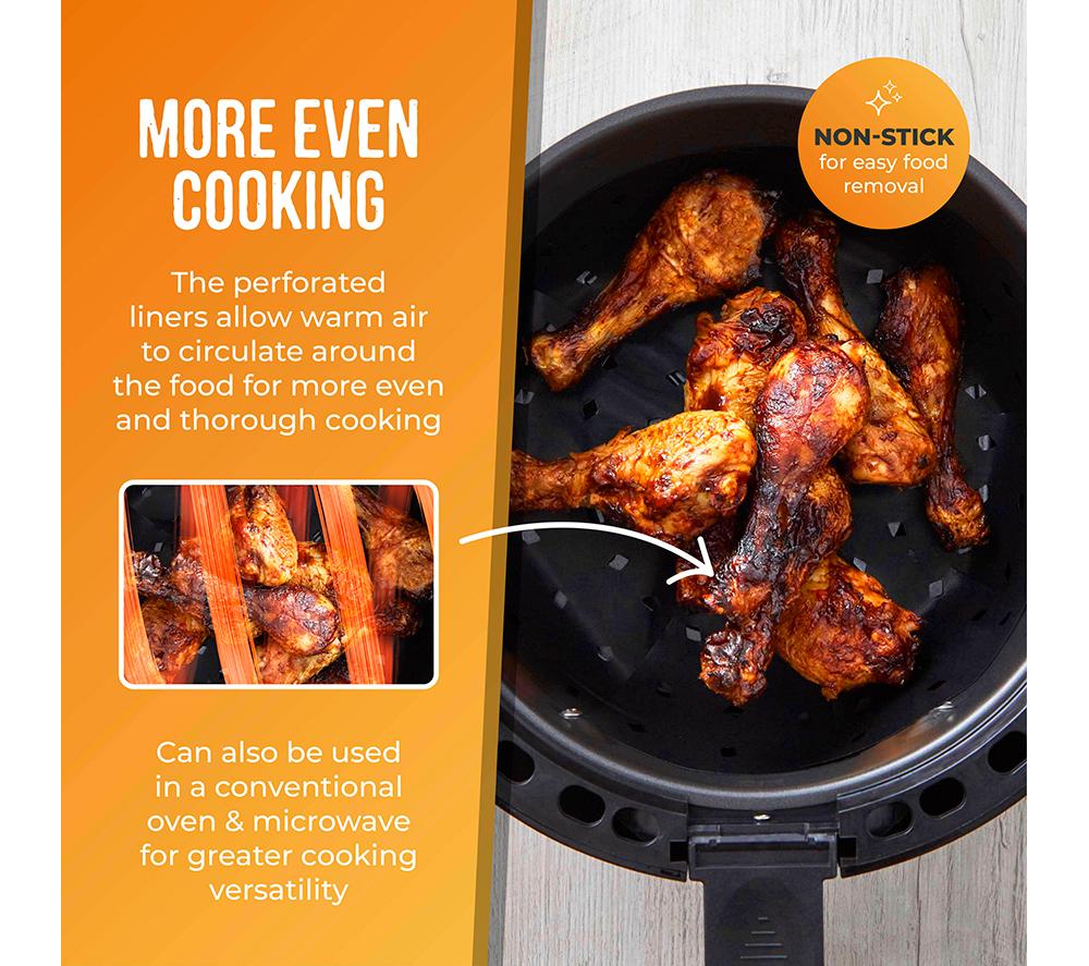 TOWER 2 - 4 Litre Air Fryer Liners - Twin Pack image number 5 of 11