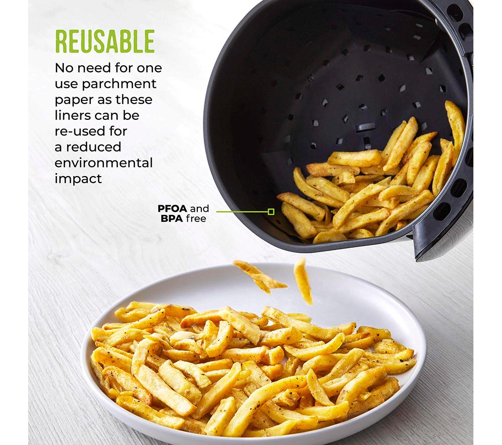 TOWER 2 - 4 Litre Air Fryer Liners - Twin Pack image number 7 of 11