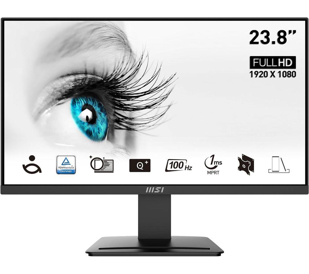 MSI PRO MP2412 Full HD 23.8" VA Monitor - Black