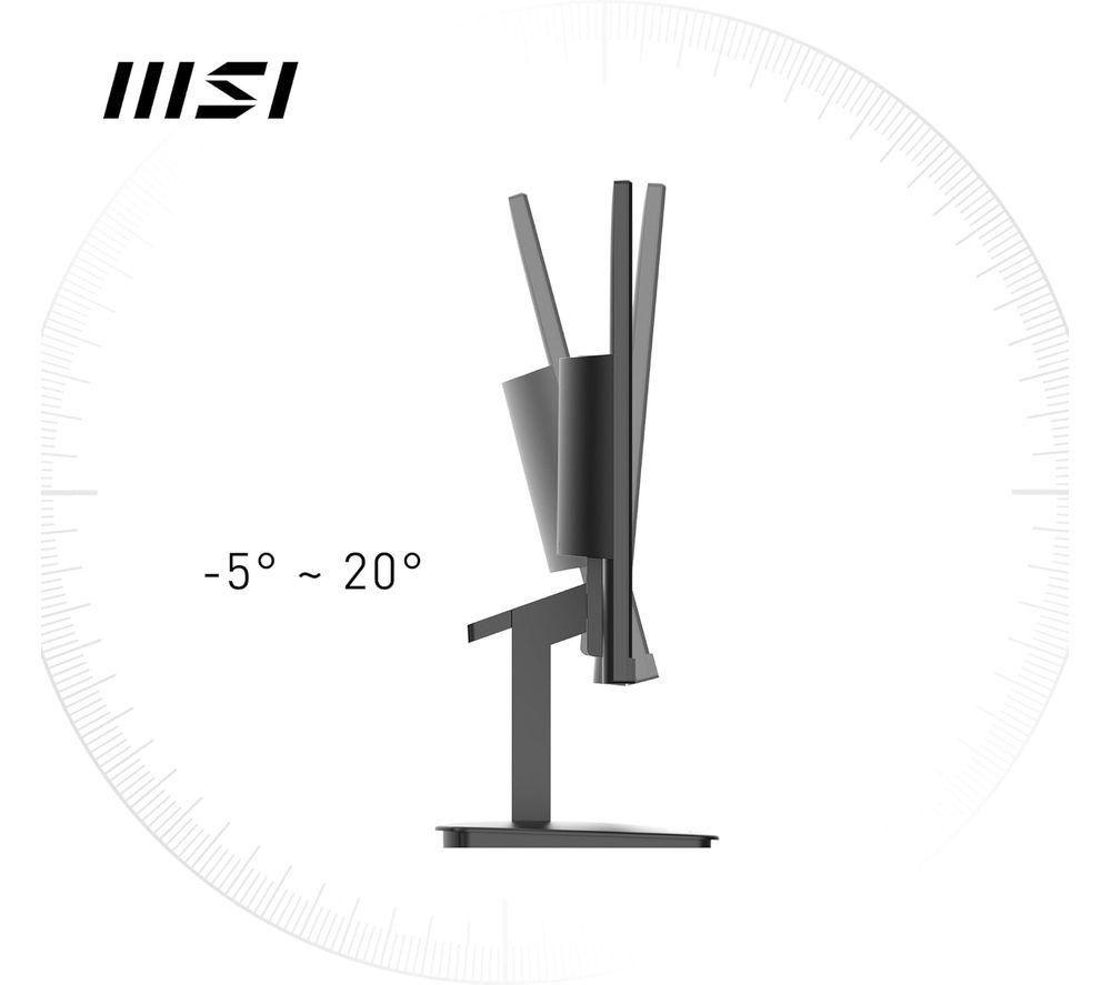 MSI PRO MP2412 Full HD 23.8" VA Monitor - Black image number 6 of 6