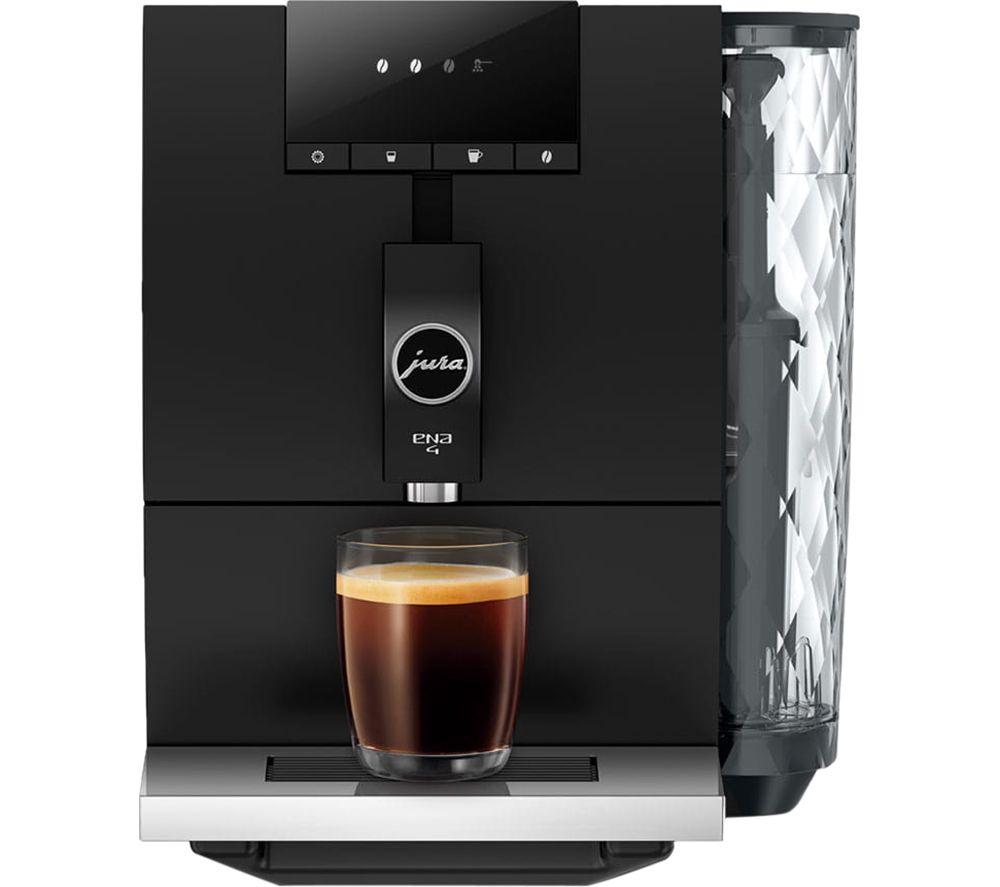 Jura Ena 4 Bean To Cup Coffee Machine - Black, Black
