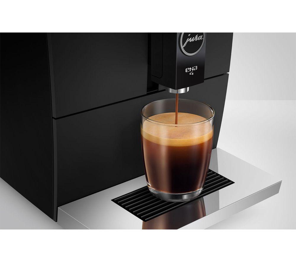JURA ENA 4 Bean to Cup Coffee Machine - Black image number 2 of 8