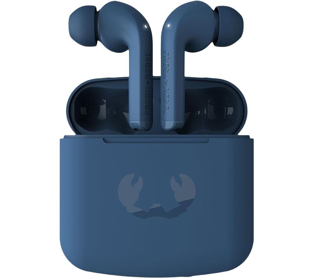 FRESH N REBEL Twins 1 Tip Wireless Bluetooth Earbuds Steel Blue