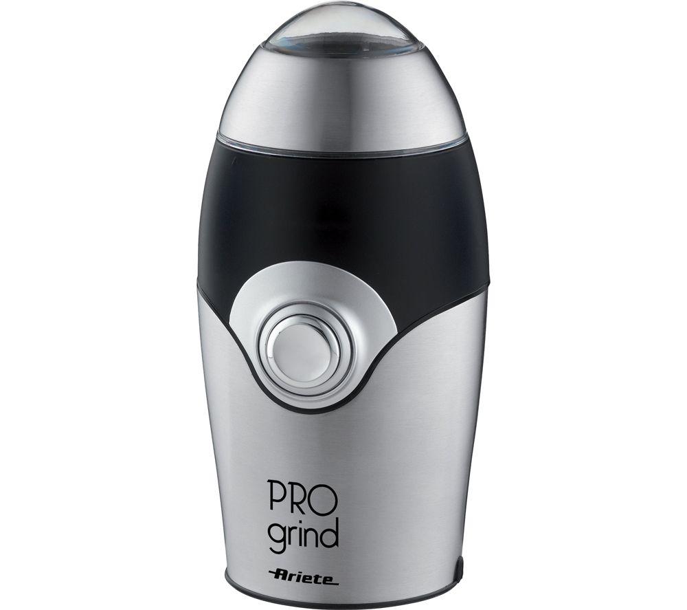 Ariete Pro Grind Coffee Grinder - Silver - 35g Capacity - Stainless Steel Blades - Image 3