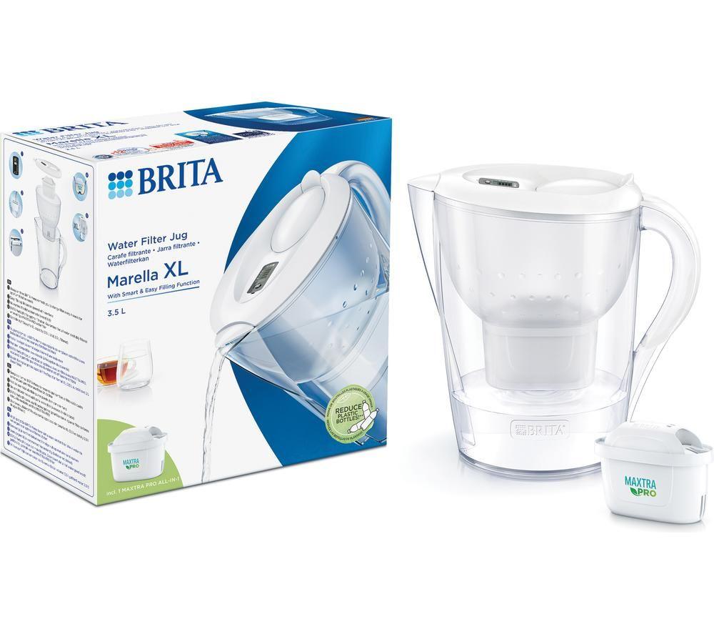 BRITA Marella XL Water Filter Jug - White image number 2 of 4