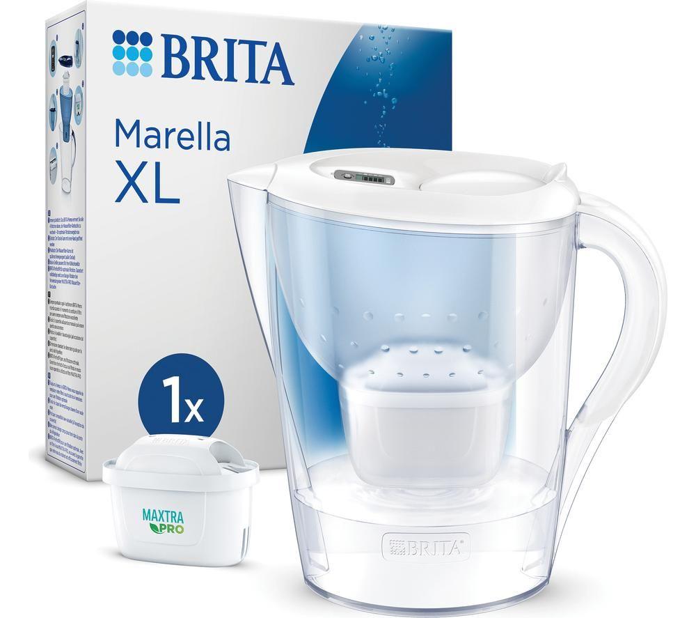 BRITA Marella XL Water Filter Jug - White image number 3 of 4