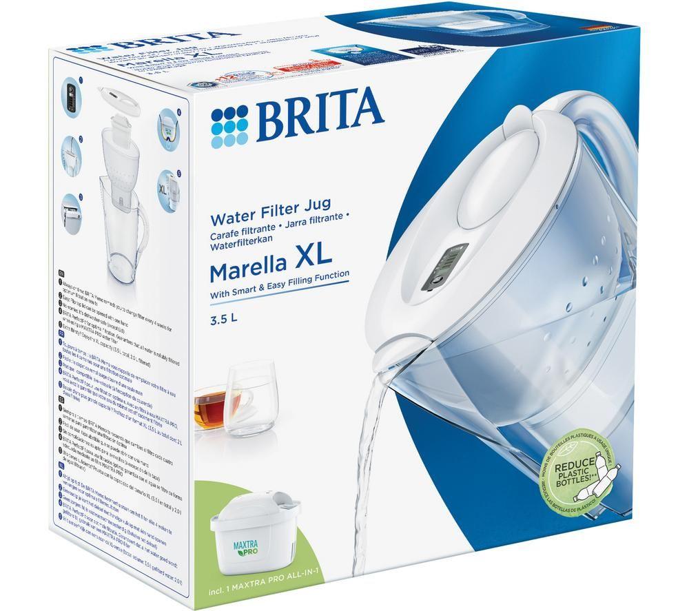 BRITA Marella XL Water Filter Jug - White image number 4 of 4