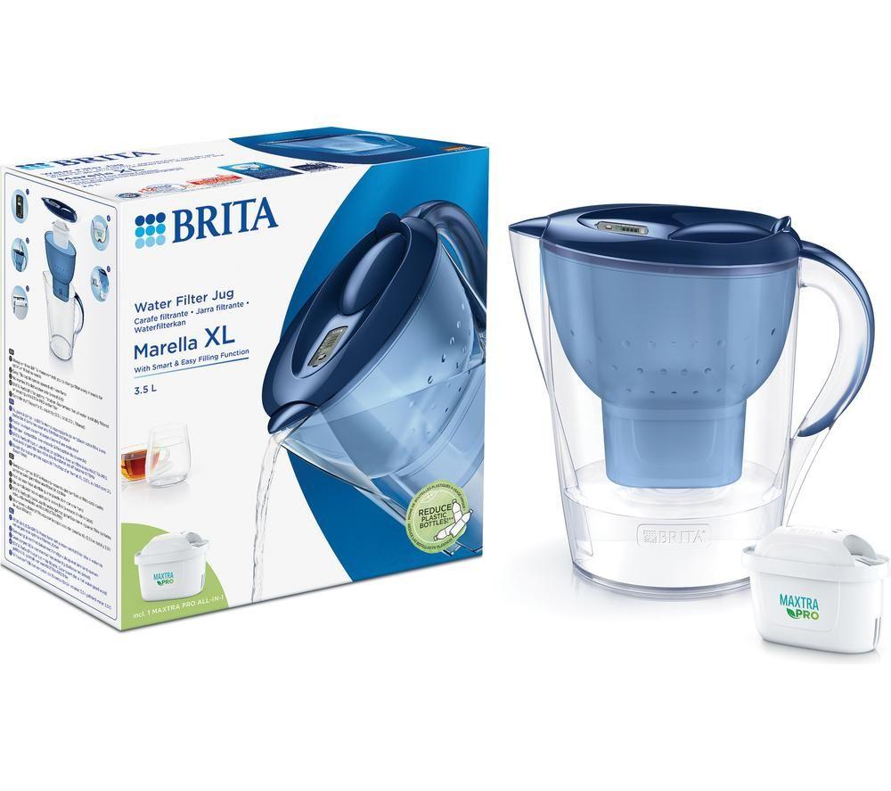BRITA Marella XL Water Filter Jug - Blue image number 4 of 5