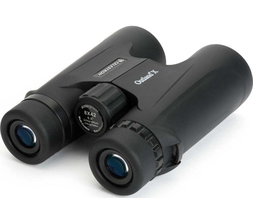 CELESTRON Outland X 8 x 42 mm Roof Prism Binoculars - Black image number 2 of 8