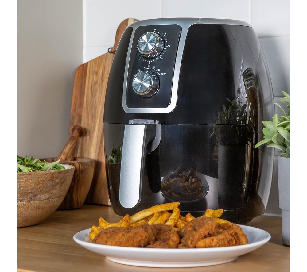 ABODE AAF3700 Air Fryer - Black & Chrome image number 4 of 9
