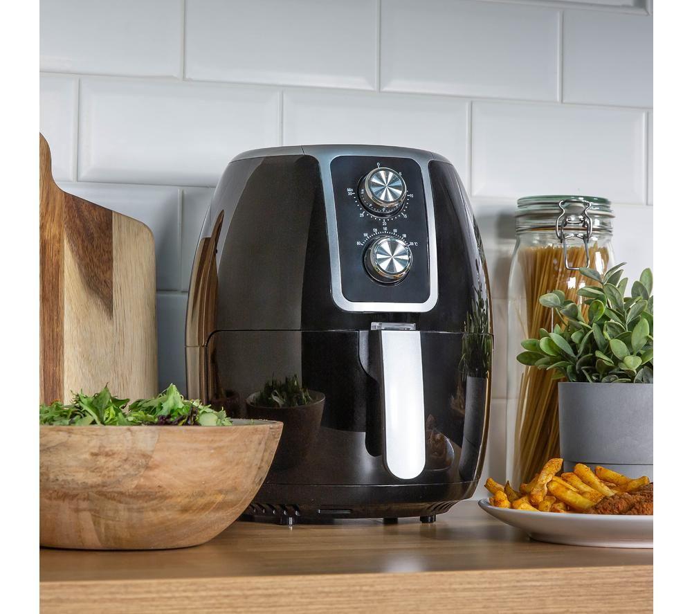 ABODE AAF3700 Air Fryer - Black & Chrome image number 5 of 9
