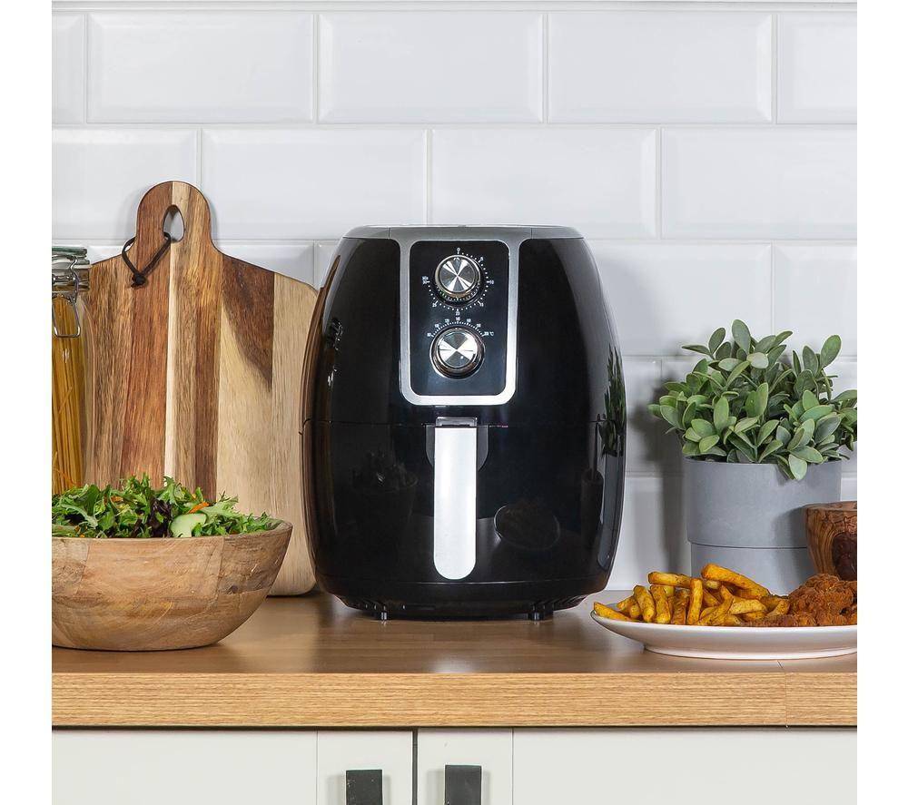 ABODE AAF3700 Air Fryer - Black & Chrome image number 6 of 9