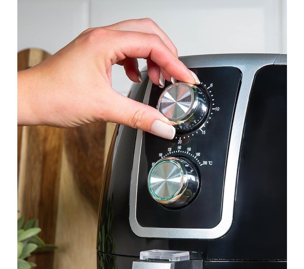 ABODE AAF3700 Air Fryer - Black & Chrome image number 7 of 9