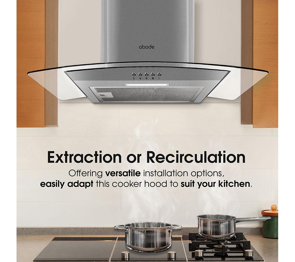 ABODE AGCH6031SS Chimney Cooker Hood - Stainless Steel image number 3 of 10