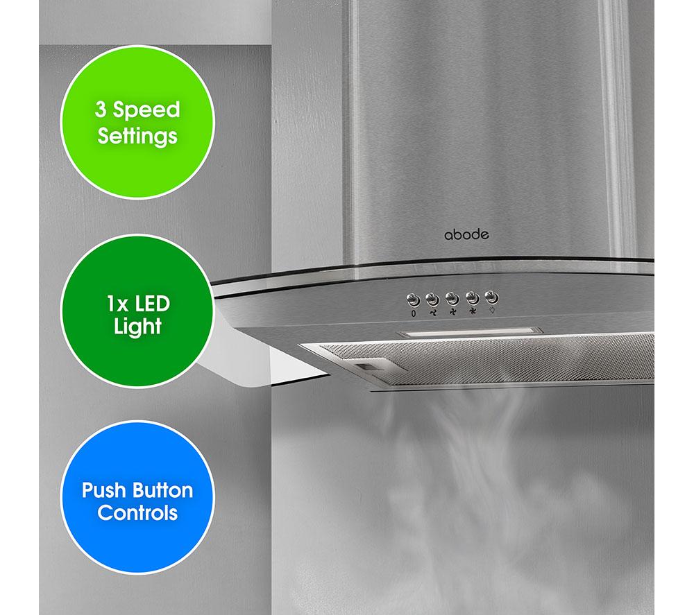 ABODE AGCH6031SS Chimney Cooker Hood - Stainless Steel image number 4 of 10